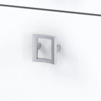 Scrivania angolare per computer Pure White con mobile portadocumenti a 3 cassetti, 72W, per 1 persona