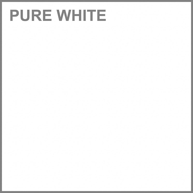 Scrivania angolare per computer Pure White con mobile portadocumenti a 3 cassetti, 72W, per 1 persona