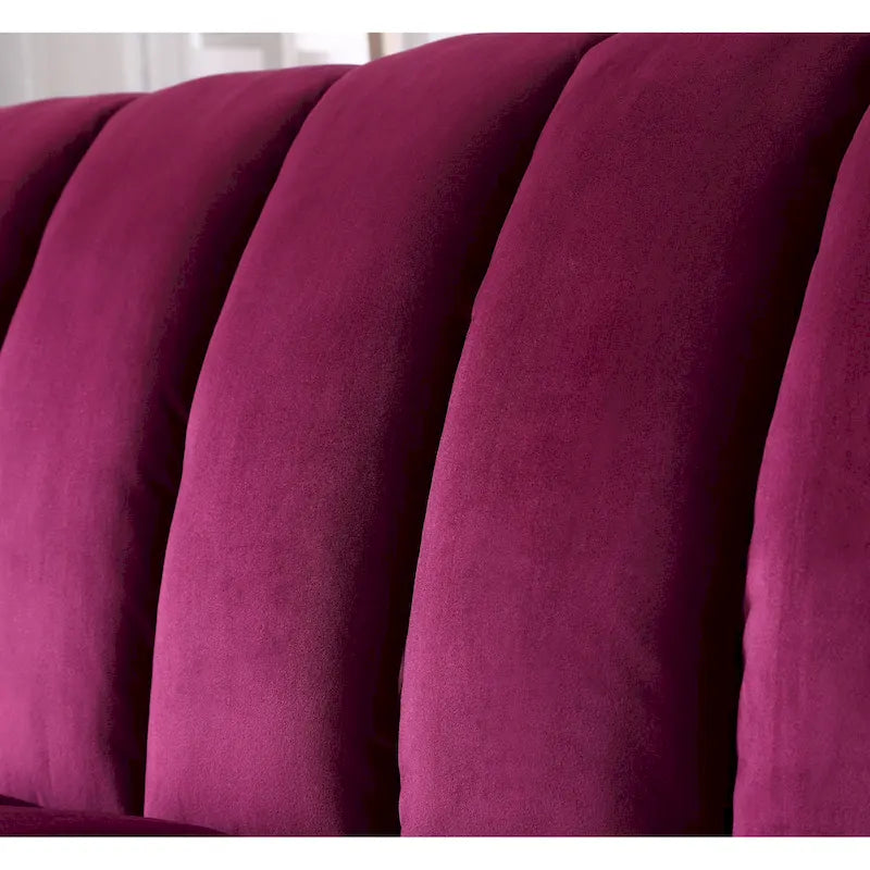 Divano letto convertibile in velluto con contenitore, 2 posti – Blu / Rosso / Verde / Crema / Grigio / Marrone / Grigio chiaro
