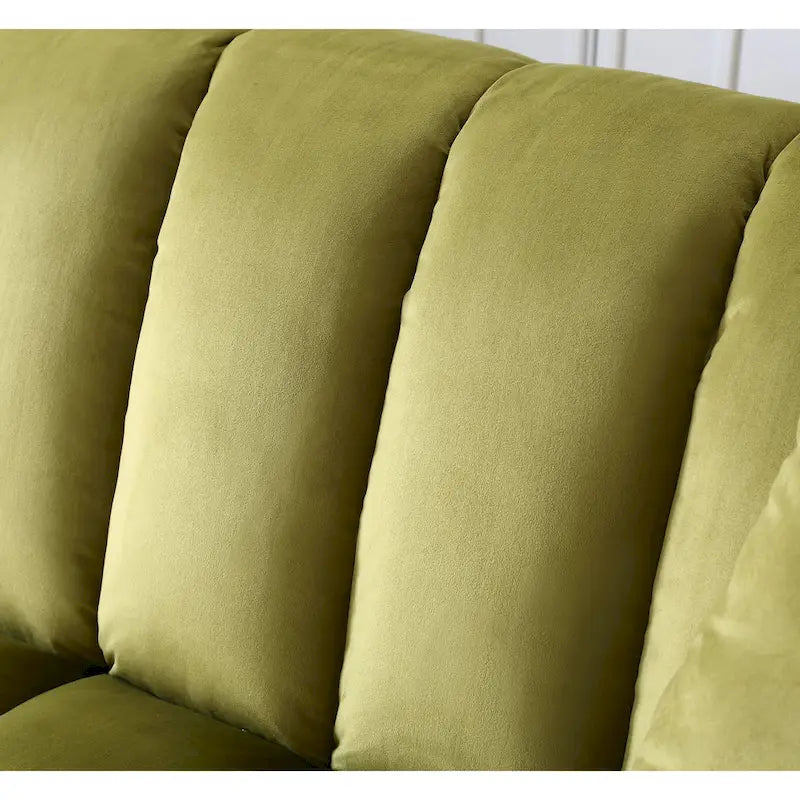 Divano letto convertibile in velluto con contenitore, 2 posti – Blu / Rosso / Verde / Crema / Grigio / Marrone / Grigio chiaro