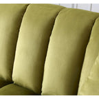 Divano letto convertibile in velluto con contenitore, 2 posti – Blu / Rosso / Verde / Crema / Grigio / Marrone / Grigio chiaro