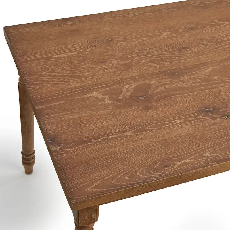 Set da pranzo rustico da 5 pezzi in grigio invecchiato/marrone rustico/legno alla deriva, 4 posti