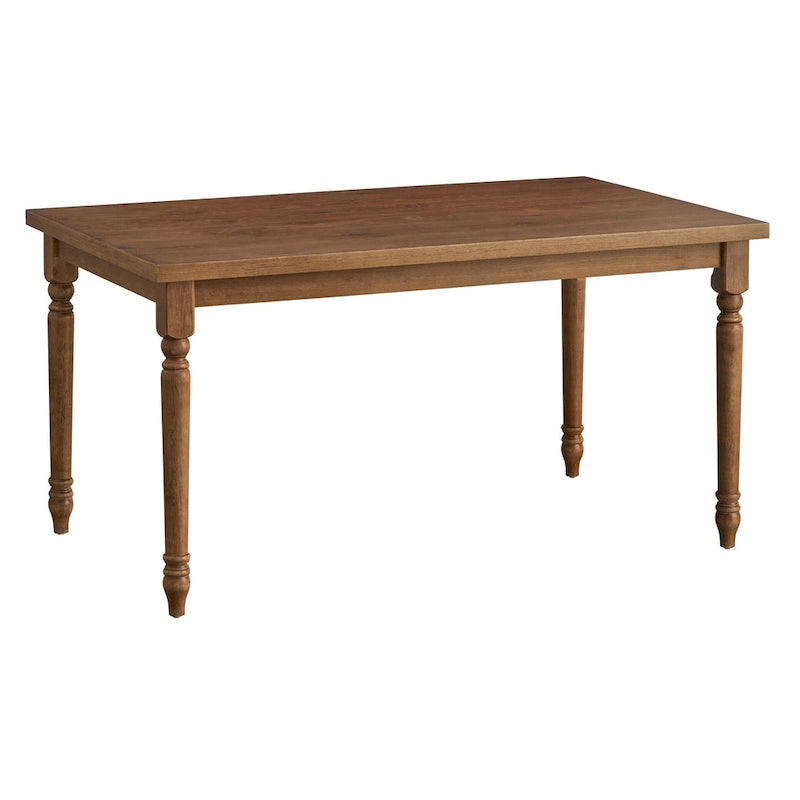 Set da pranzo rustico da 5 pezzi in grigio invecchiato/marrone rustico/legno alla deriva, 4 posti