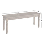 Set da pranzo rustico da 5 pezzi in grigio invecchiato/marrone rustico/legno alla deriva, 4 posti