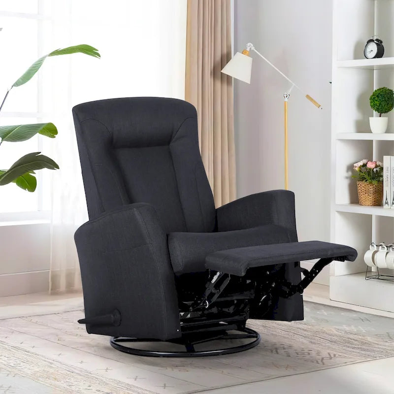 Poltrona reclinável girevole Grey Glider, 1 posto