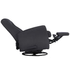 Poltrona reclinável girevole Grey Glider, 1 posto