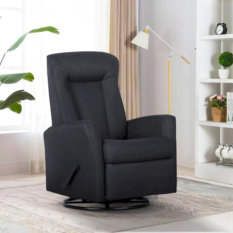 Poltrona reclinável girevole Grey Glider, 1 posto