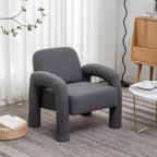 Poltrona in Tessuto Teddy, Posto Unico – Grigio / Arancione / Nero / Blu Navy / Bianco