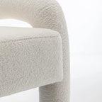 Poltrona in Tessuto Teddy, Posto Unico – Grigio / Arancione / Nero / Blu Navy / Bianco