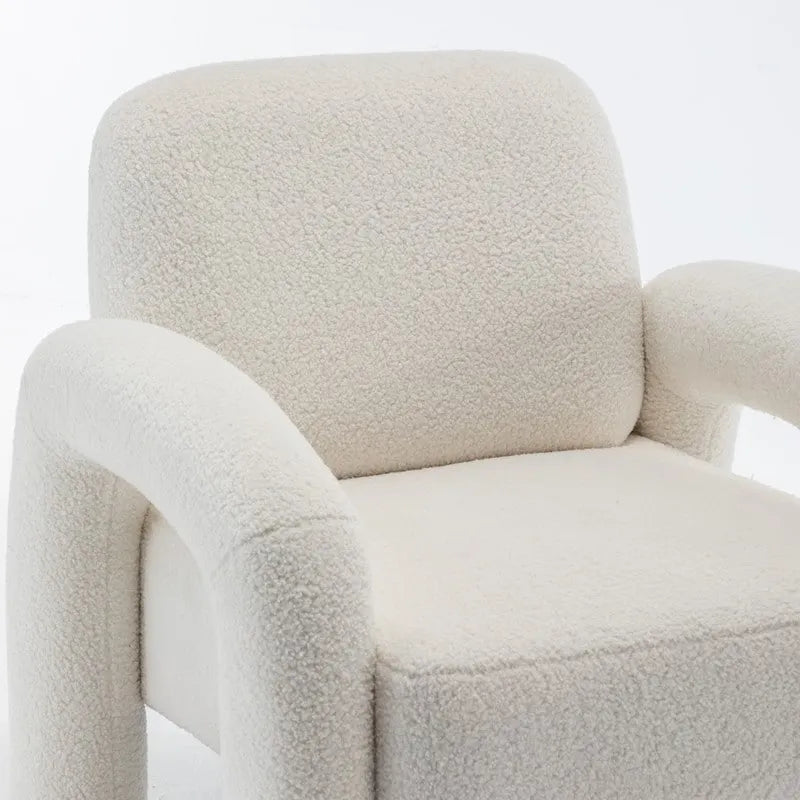 Poltrona in Tessuto Teddy, Posto Unico – Grigio / Arancione / Nero / Blu Navy / Bianco