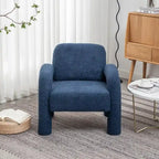 Poltrona in Tessuto Teddy, Posto Unico – Grigio / Arancione / Nero / Blu Navy / Bianco