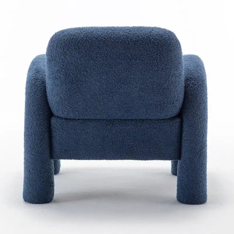 Poltrona in Tessuto Teddy, Posto Unico – Grigio / Arancione / Nero / Blu Navy / Bianco