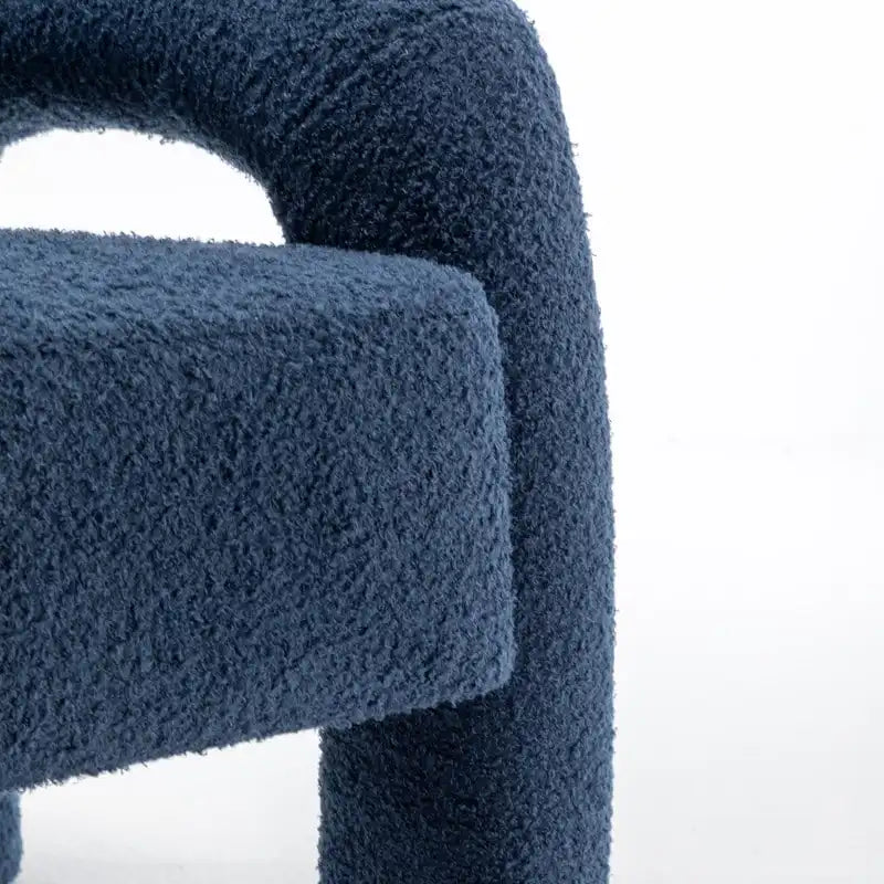Poltrona in Tessuto Teddy, Posto Unico – Grigio / Arancione / Nero / Blu Navy / Bianco