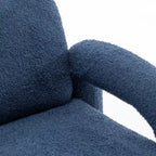 Poltrona in Tessuto Teddy, Posto Unico – Grigio / Arancione / Nero / Blu Navy / Bianco