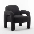 Poltrona in Tessuto Teddy, Posto Unico – Grigio / Arancione / Nero / Blu Navy / Bianco