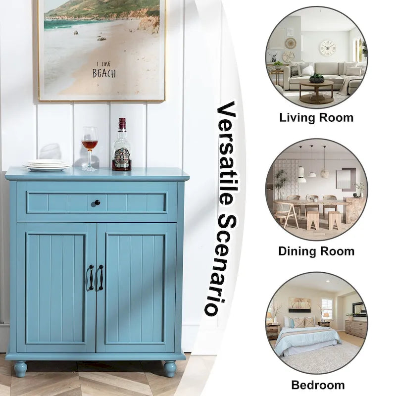 Madia Credenza Contenitore Cucina con Cassetti Tavolo Consolle con Ante