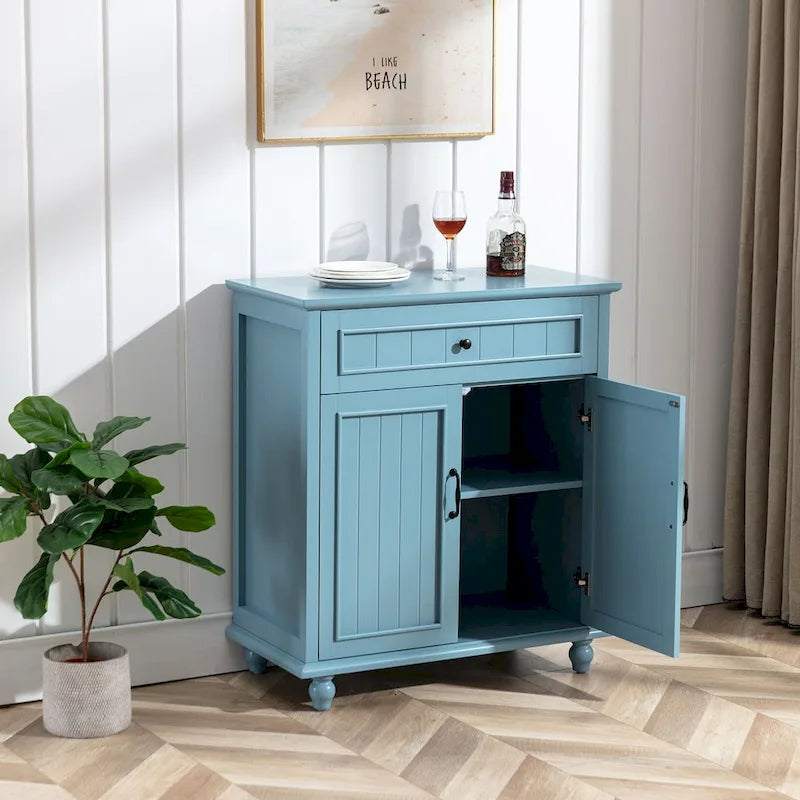 Madia Credenza Contenitore Cucina con Cassetti Tavolo Consolle con Ante
