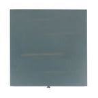 Comodino con 2 cassetti, Verde Ottanio Scuro / Grigio Cenere, 56 cm L x 56 cm P x 66 cm A, Singolo