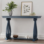 Consolle da 48", Blu Navy/Noce/Nero/Espresso, Ripiano Aperto, Montaggio a 1 persona