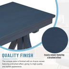 Consolle da 48", Blu Navy/Noce/Nero/Espresso, Ripiano Aperto, Montaggio a 1 persona