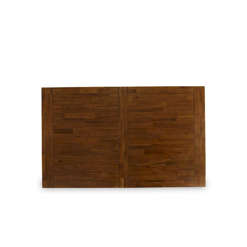 Set da pranzo 11 pezzi, noce/Jacobean, sedie in tessuto lino, 10 posti