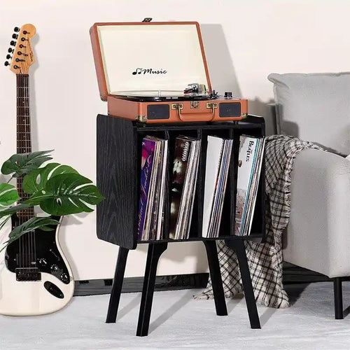 Small Record Player Stand Width 11.7 in - 16.5 x 11.7 x 26.1