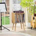 Mobile portadischi 4 cubi – Noce/Nero/Marrone/Naturale/Bianco, Singolo