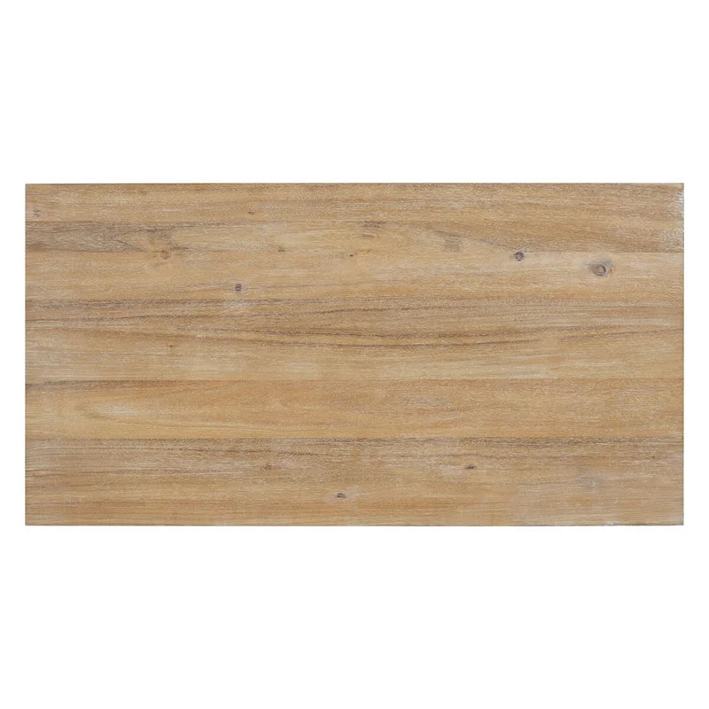 Set da pranzo ad altezza bancone in legno naturale, 5 posti