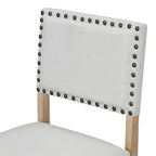 Set da pranzo ad altezza bancone in legno naturale, 5 posti