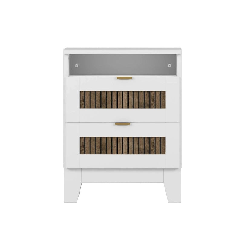 Letto a piattaforma stile fattoria, misura matrimoniale, bianco/nero, set da 4 pezzi per 1-2 persone